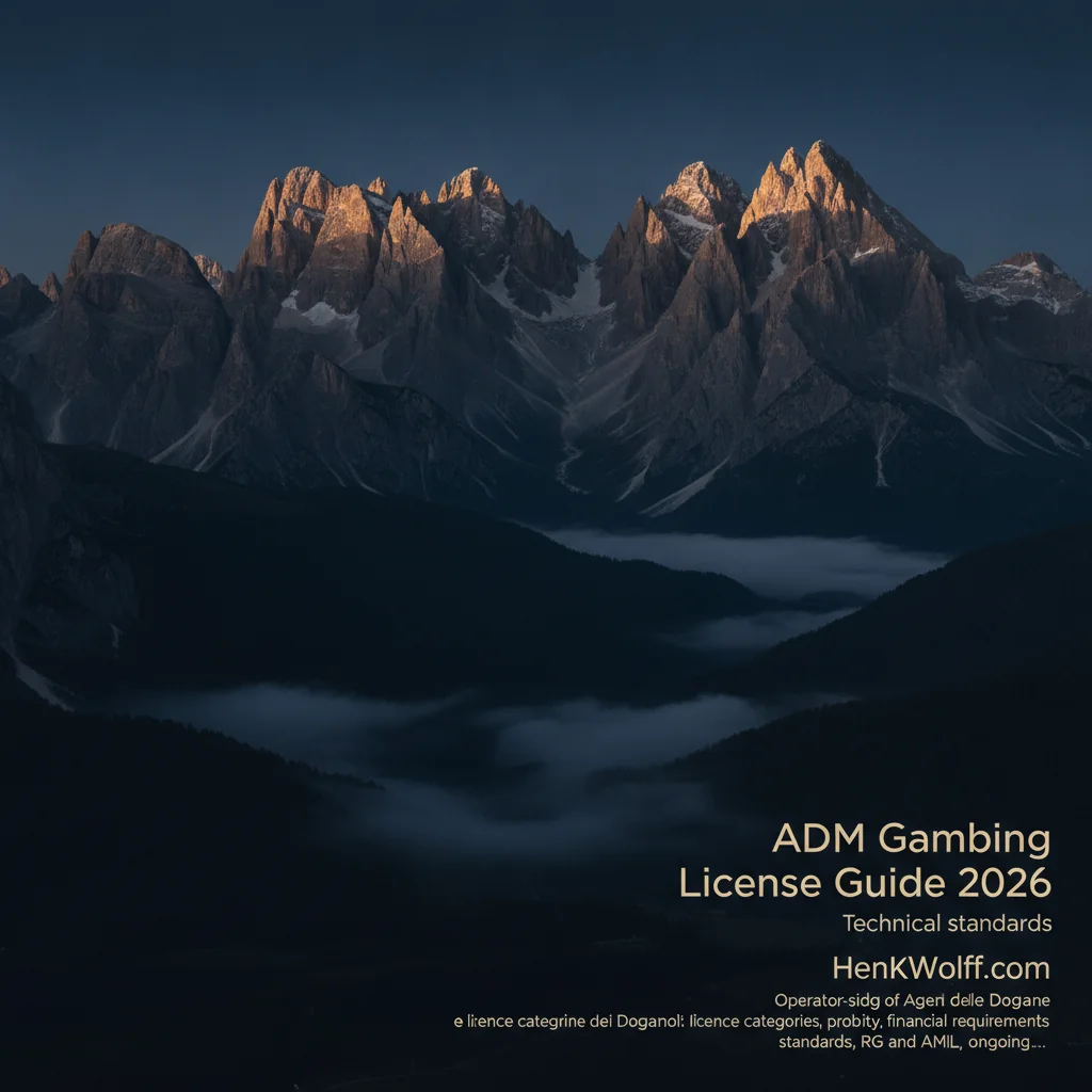 Dolomite mountains in northern Italy at twilight with deep navy sky and golden light