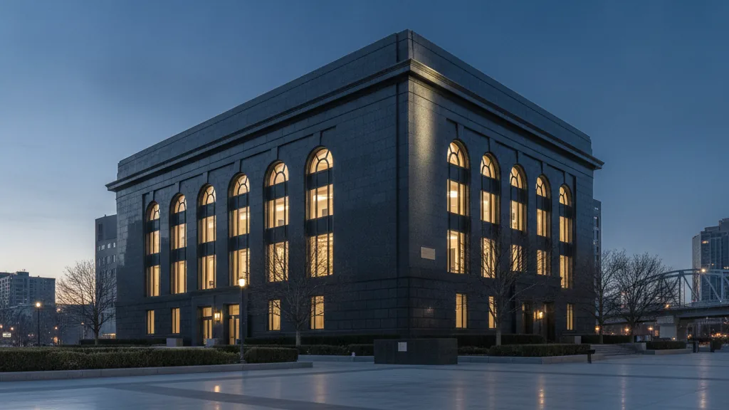Regulator-grade building representing the topic - The retrofit test