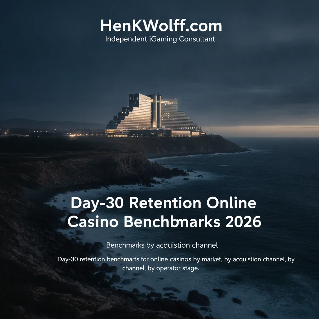 Casino-resort on a dramatic coastal promontory at blue hour