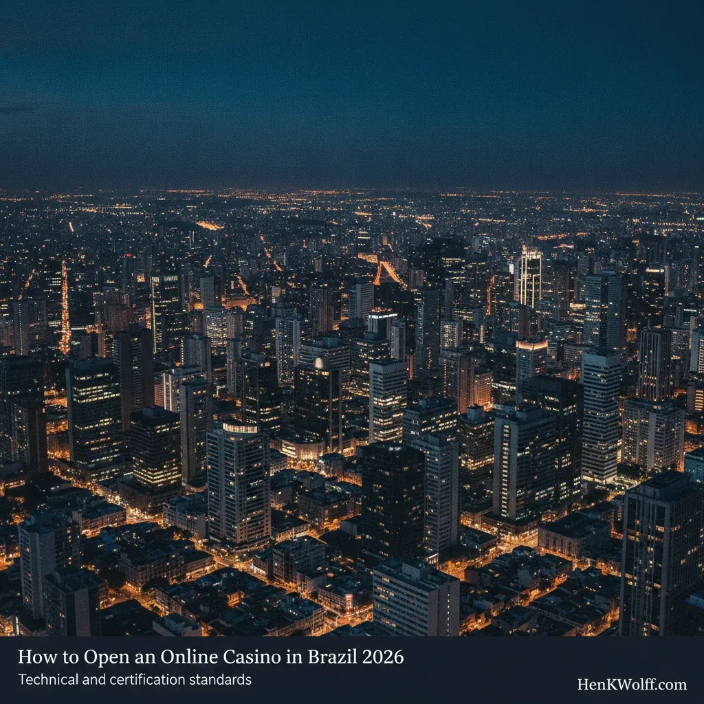 São Paulo financial district at blue hour, modern high-rises and city lights