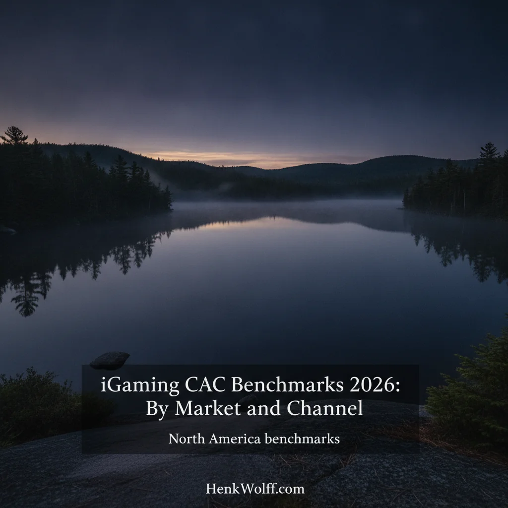 Vast Canadian shield landscape with a tranquil lake and coniferous forests at twilight.