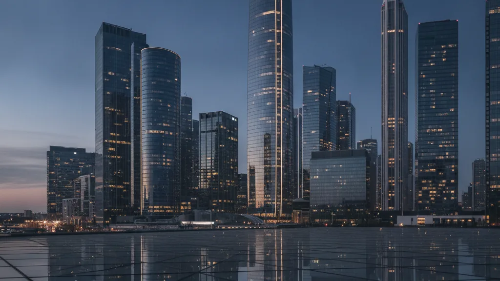 City skyline representing market scale and opportunity - The market-pairing logic