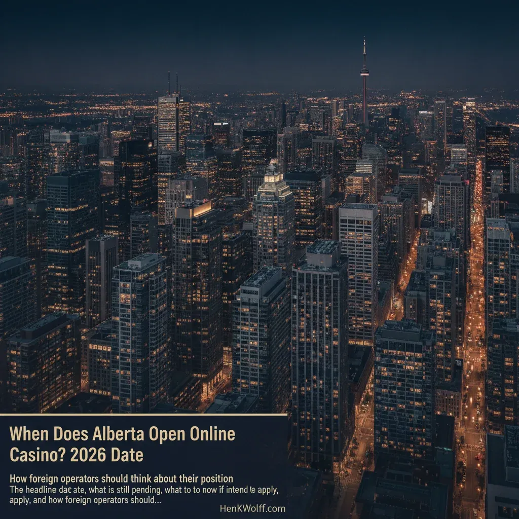 Toronto financial district skyline at dusk with warm city lights and deep navy sky, showing modern office towers.