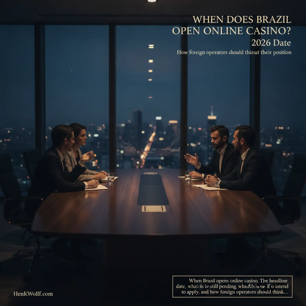 Modern boardroom overlooking a global city skyline at twilight, professional figures strategizing.