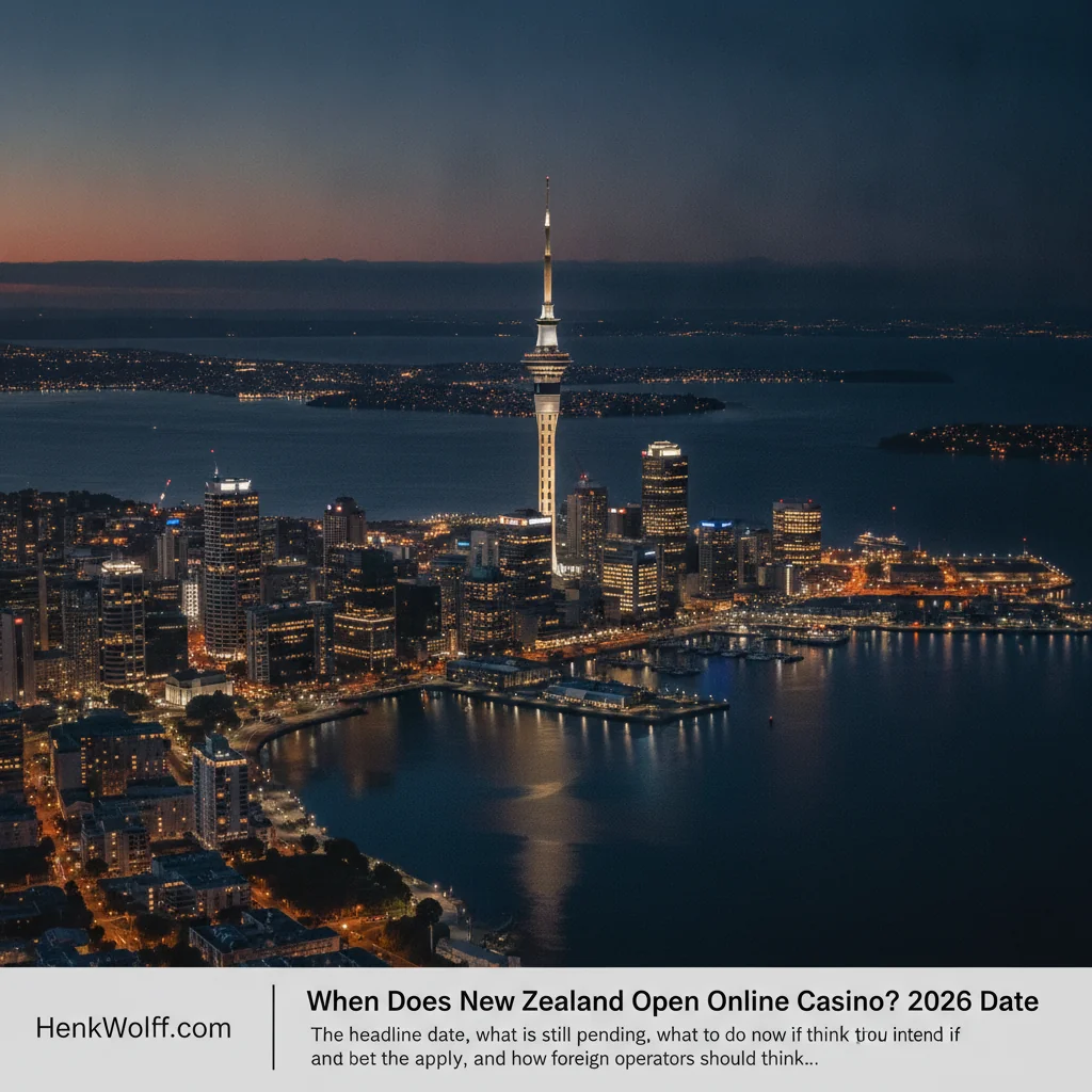 Aerial view of Auckland, New Zealand, skyline at blue hour with the Sky Tower and Waitematā Harbour.