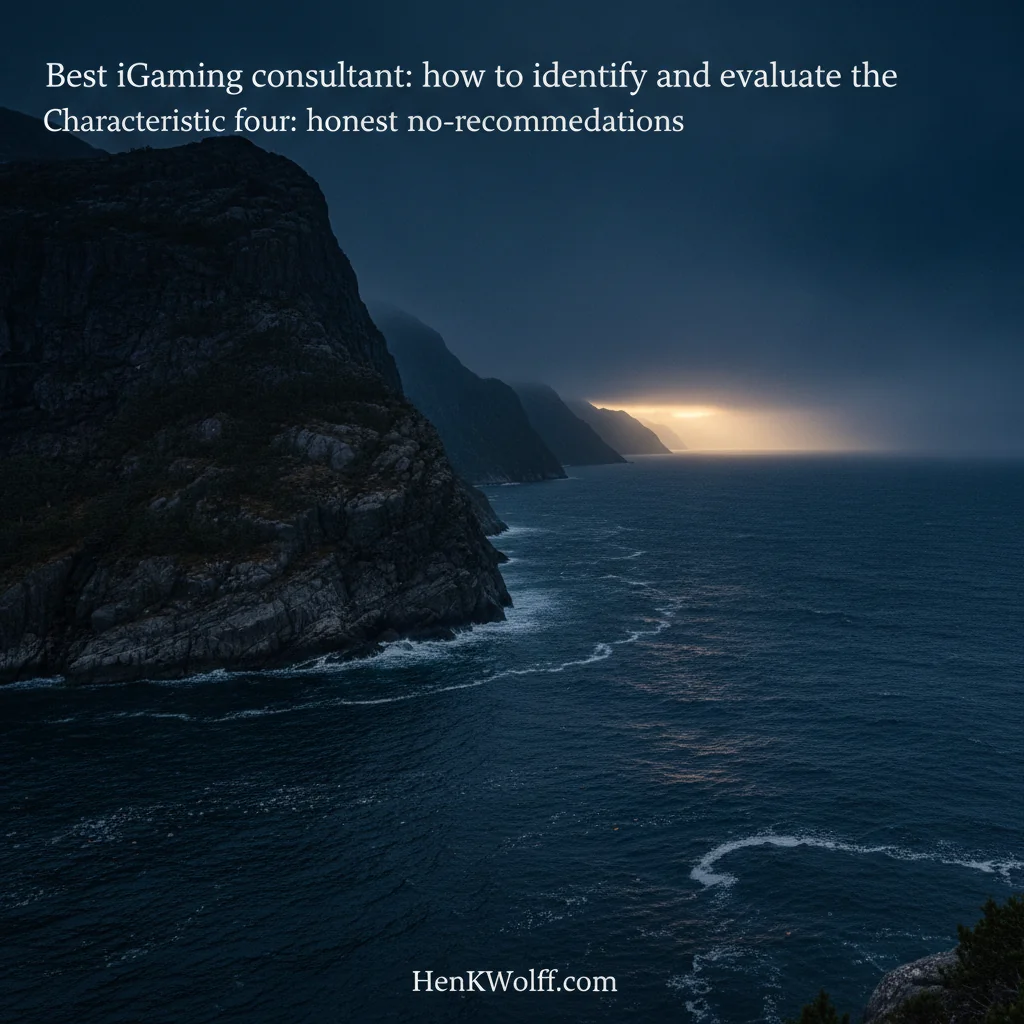 Dramatic Norwegian fjord coastline at blue hour, conveying a challenging market.