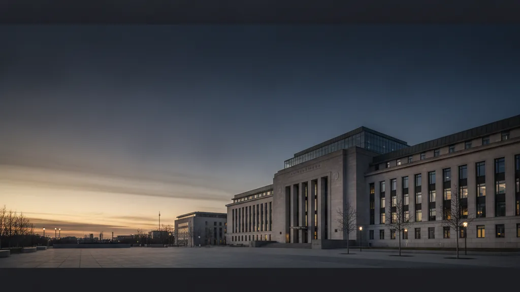 Regulator-grade building representing the topic - The result