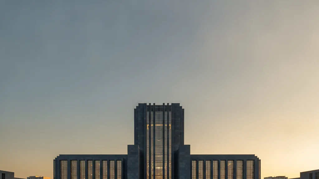 Regulator-grade building representing the topic - The framework being built
